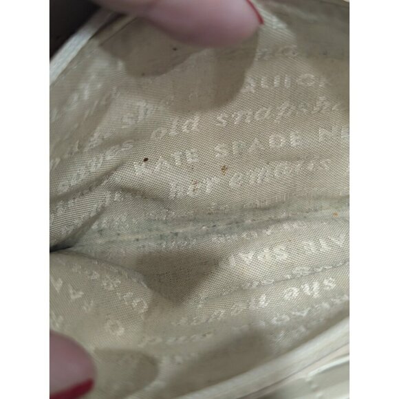 Kate Spade Gold Metallic Bowtie Zip Around Wallet Inside Zip Pouch Clutch - Picture 11 of 16